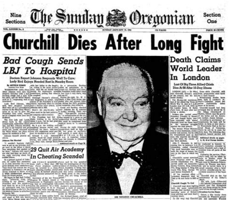 churchill death.